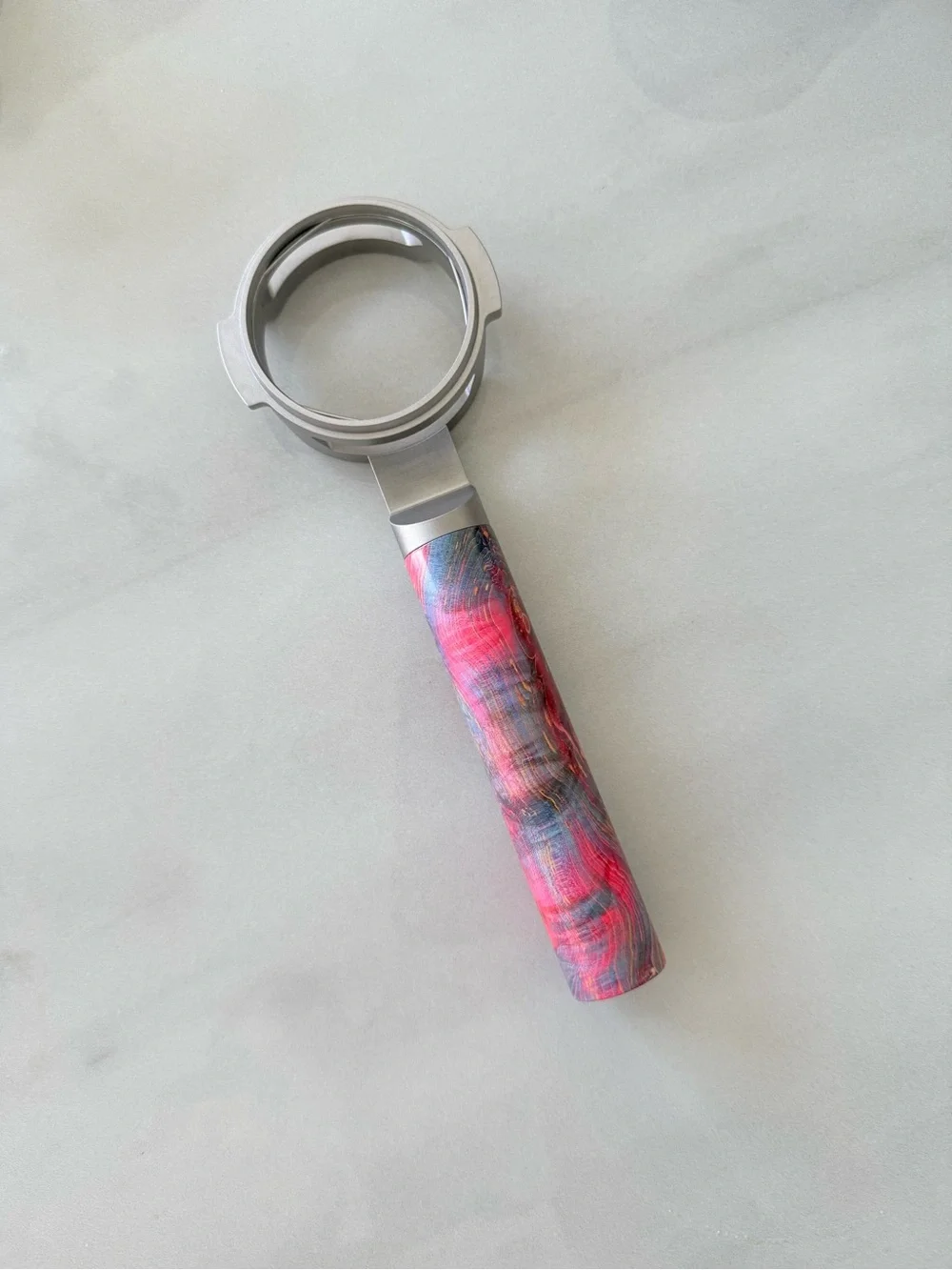 Colorful Swirl 58mm Portafilter Handle